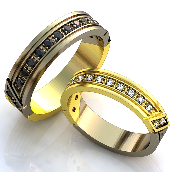 кольца из белого золота