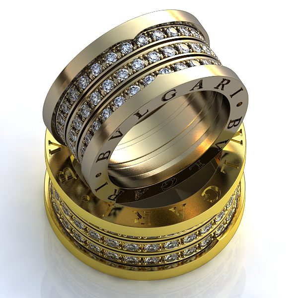 Bvlgari кольца из золота