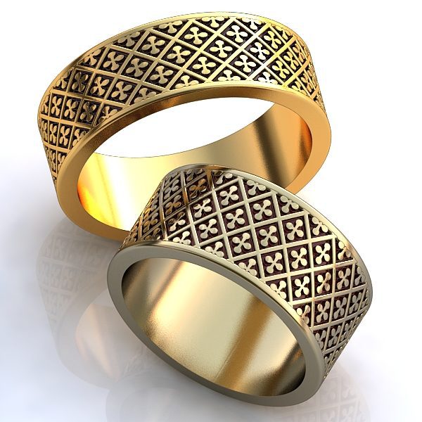 обручальные кольца из белого золота с бриллиантом